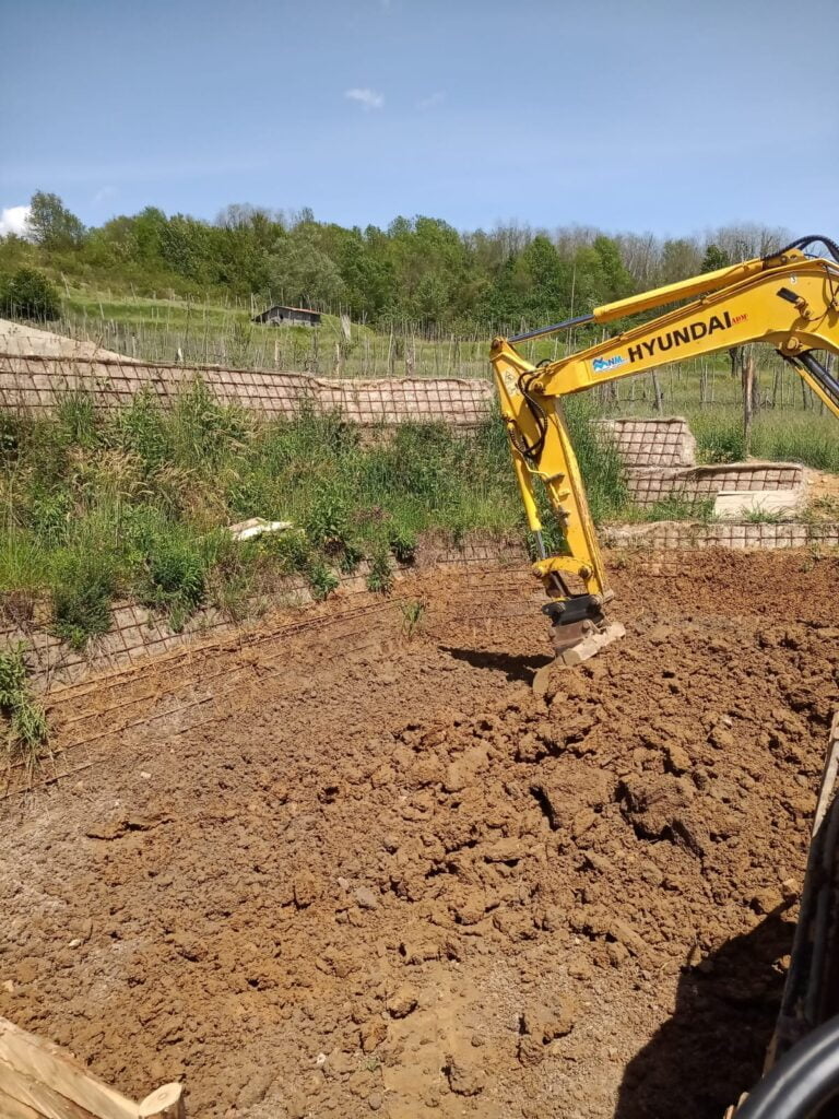 escavatore 60 quintali la spezia movimento terra